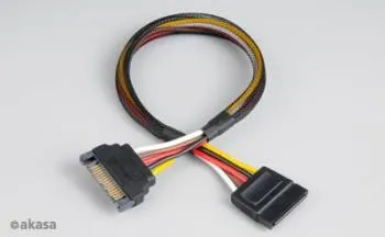 Datový kabel Akasa prodloužení SATA 30cm