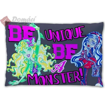 Dekorativní polštářek CTI | Fleece polštářek Monster High Be Unique - 28x42 cm s výplní