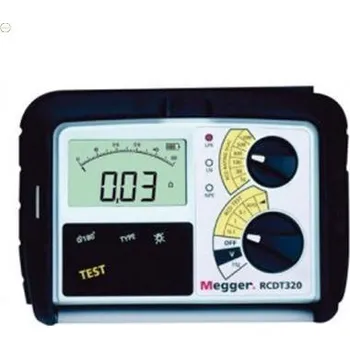 Revizní přístroj Megger RCDT320 - Měřič proudových chráničů