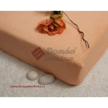 Prostěradlo Smolka | Prostěradlo froté 140x200 - lososové