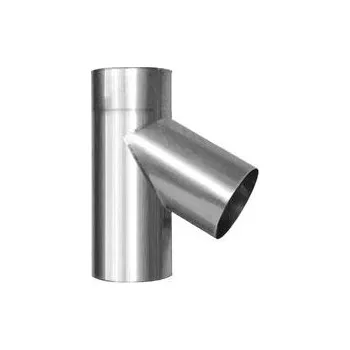 Kouřovod Komínový T-kus 60°, ø 140mm, tl. mat. 0,8mm