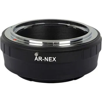 Adaptér / redukce z Konica AR na NEX E-MOUNT (Umožní nasadit Konika AR objektivy na váš SONY NEX fotoaparát)