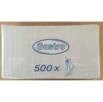 Papírový kapesník Papírové ubrousky 33x33cm 1-vrstvé GASTRO - Gastro balení 500ks