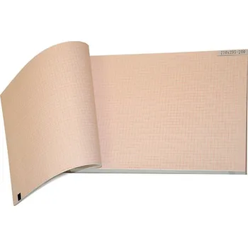 Diagnostický test EKG TERMO PAPÍR HEWLETT PACKARD - skládaný blok 29,5 x 21 cm