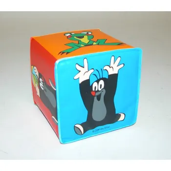 Hračka pro psa PÍSKACÍ KOSTKA - KRTEČEK A PŘÁTELÉ