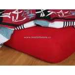 Vínové froté prostěradlo 140x200 cm