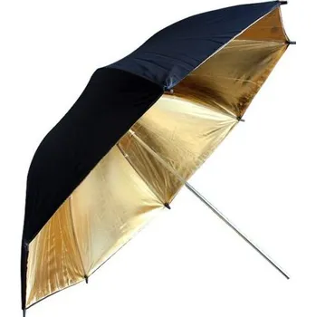 Deštník Odrazový deštník 110 cm zlatý