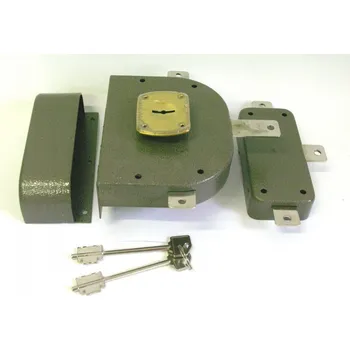 zadlabací zámek Zámek přídavný rozvorový (trezorový) 2300, PRAVÝ, Zelený BT4