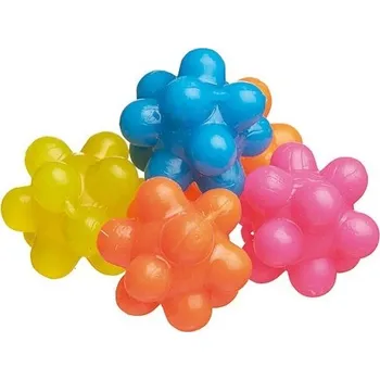 Hračka pro kočku Ježaté kuličky mechová guma 3,5 cm (4ks)