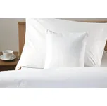Hotelové damaškové povlečení 2 mm proužek bílá 140x200 + 70x90