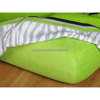 Prostěradlo Kiwi zelené jersey prostěradlo 90x200 cm