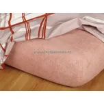 Béžové froté prostěradlo 140x200 cm