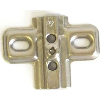 Nábytkové kování Montážní podložka k našroubování 2 mm NIKL