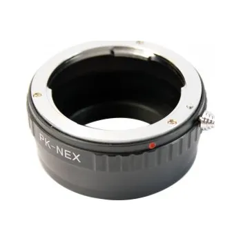 Adaptér / redukce z Pentax K na NEX E-MOUNT (Umožní nasadit Pentax objektivy na váš SONY NEX fotoaparát)