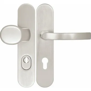 Dveřní kování Kování bezpečnostní HARMONIA DEF na vložku, rozteč 90 F9 - nerez