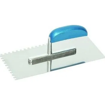 Zednické hladítko Hladítko 280 x 130 mm, zub 4, nerez, dřevěná ručka