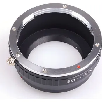 Adaptér / redukce z Canon EOS na NEX E-MOUNT (Umožní nasadit Canon objektivy na váš SONY NEX fotoaparát)