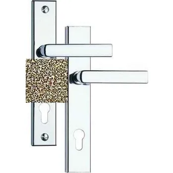 Vchodové dveře ROSTEX Bezpečnostní kování 807/90, klika-klika, antická zlatá