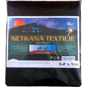 Mulčovací textilie Textilie netkaná černá 3,2x5m (45g/m2)