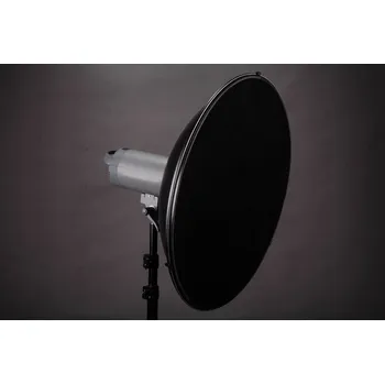 Difuzér pro blesk Stříbrný Beauty dish s voštinou a difuzérem 55 cm (Pro studiová světla s bajonetem Bowens)