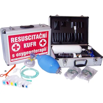 Resuscitační vak RESUSCITAČNÍ KUFR S OXYGENOTERAPIÍ