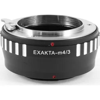 Datové redukce Adaptér / redukce z Exakta na OLYMPUS/ PANASONIC MICRO 4/3 (Umožní nasadit objektiv Exakta na váš micro 4/3 fotoaparát)
