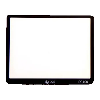 Ochranná fólie na displej fotoaparátu Lina/GGS ochranný kryt LCD z optického skla pro Nikon D3100 (pro Nikon D3100)