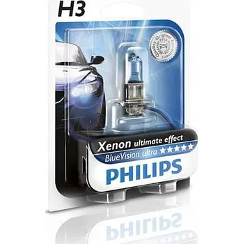 Autožárovka Autožárovka H3 BlueVision Ultra - 12V H3 55W PK22s PHILIPS