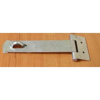 Petlice kloubová s očkem 150mm BíZn (bílý zinek)