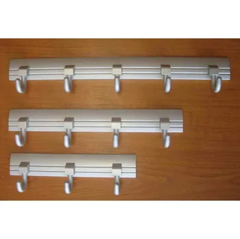 Věšák BRUNO Věšák čtyřháček 294mm - Al (4 háček)