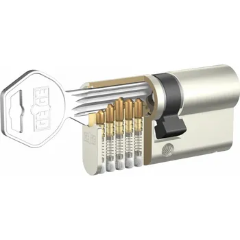 Vložka do dveří GEGE Bezpečnostní vložka E-AP 2000 35,5+45 , NIKL - BT3