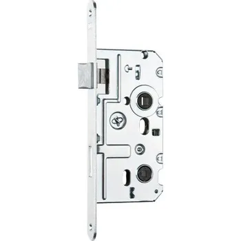 HOBES Zámek K 322 WC, LEVÝ, ořech 6x6, bílý zinek