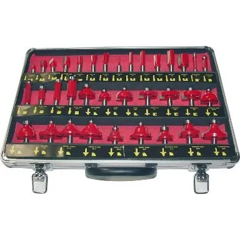 Příslušenství k frézce Sada tvarovacích fréz na dřevo, 8 mm - 35 ks