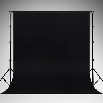 Fotopozadí Studiové fotografické pozadí 2.8x4m černé (Černé bavlněné pozadí)