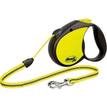 Vodítko pro psa Flexi Neon S lanko 5 m/12 kg