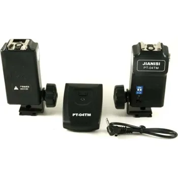 Dálkový bezdrátový odpalovač blesku PT-04TM s dvěmy přijímači (dva přijímače v balení)