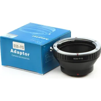 Adaptér / redukce z Canon EOS na Pentax Q (Umožní nasadit objektivy s bajonetem Canon EOS na fotoaparáty Pentax Q)