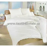 Jednobarevné krepové povlečení bílá