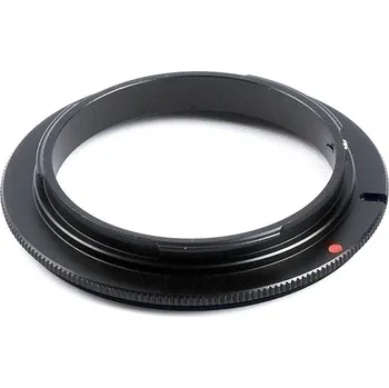 Reverzní makro kroužek pro Canon 49 mm (Slouží pro opačné připevnění objektivu k tělu fotoaparátu)