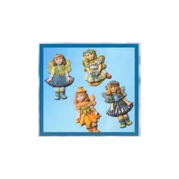 Forma na odlitky, víla, 4 ks