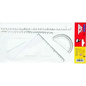 pravítka SOUPRAVA PRAVÍTEK VELKÁ - 4 ks