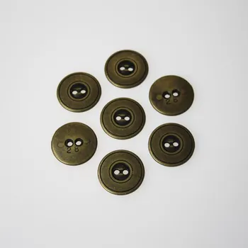 Knoflík Knoflík mosazný K28-2, průměr 18mm.