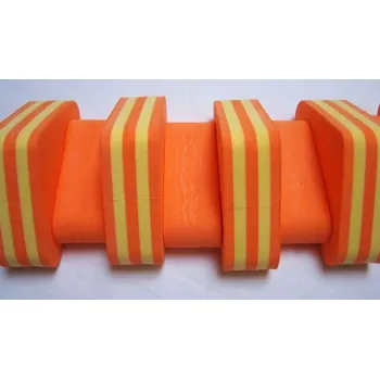 Plovací pás DENA PLAVECKÝ PÁS PRUH - oranžová-žlutá 11 dílků