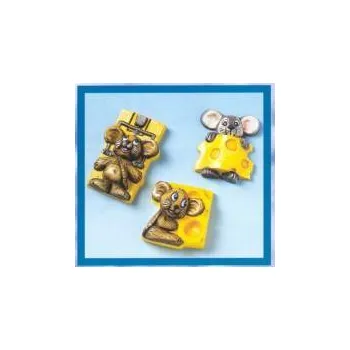 Forma na odlitky, myš, 3 ks