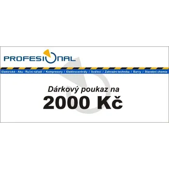 Dárkový potravinový koš Dárkový poukaz naradiprofesional.cz v hodnotě 2000 Kč