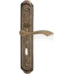 Rustik pro vložku 72 klika-koule L bronz