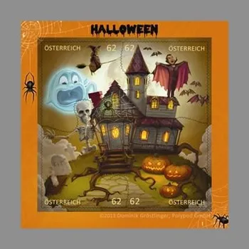 Poštovní známka Österreich post (2013) MiNr. 3105 - 3108 ** - Rakousko - BLOCK 78 - Halloween