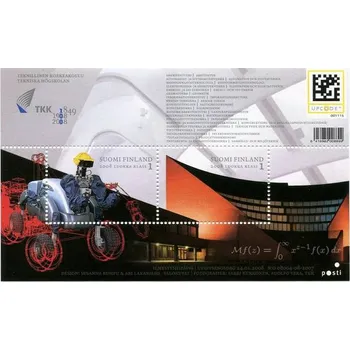 Poštovní známka Posti Finland (2008) č. 1880 - 1881 ** - Finsko - BLOCK 46 - Technická univerzita Helsinky