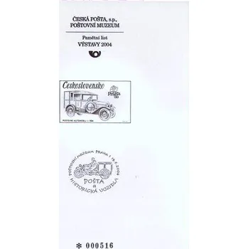 Poštovní známka Česká pošta (2004) PTM č. 23 - Pošta a historická vozidla