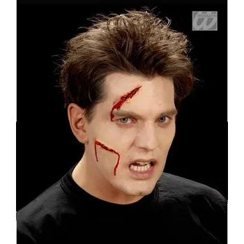 Karnevalový doplněk Profi efekt dvě řezné rány